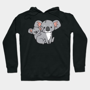 Koala - with little baby Hoodie